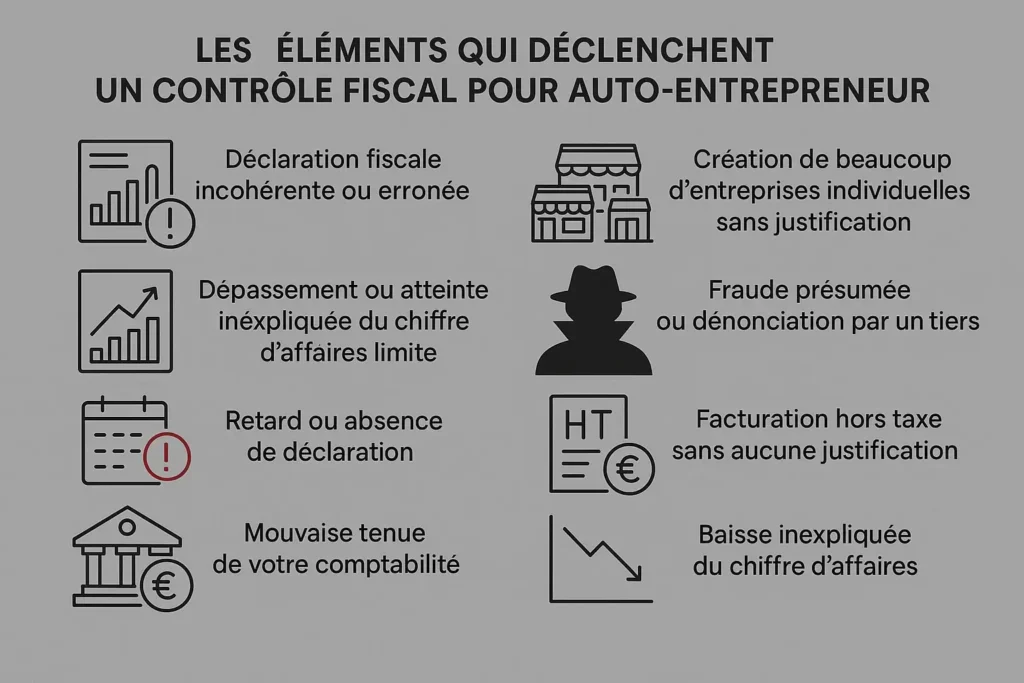 causes contrôle fiscal pour auto-entrepreneur