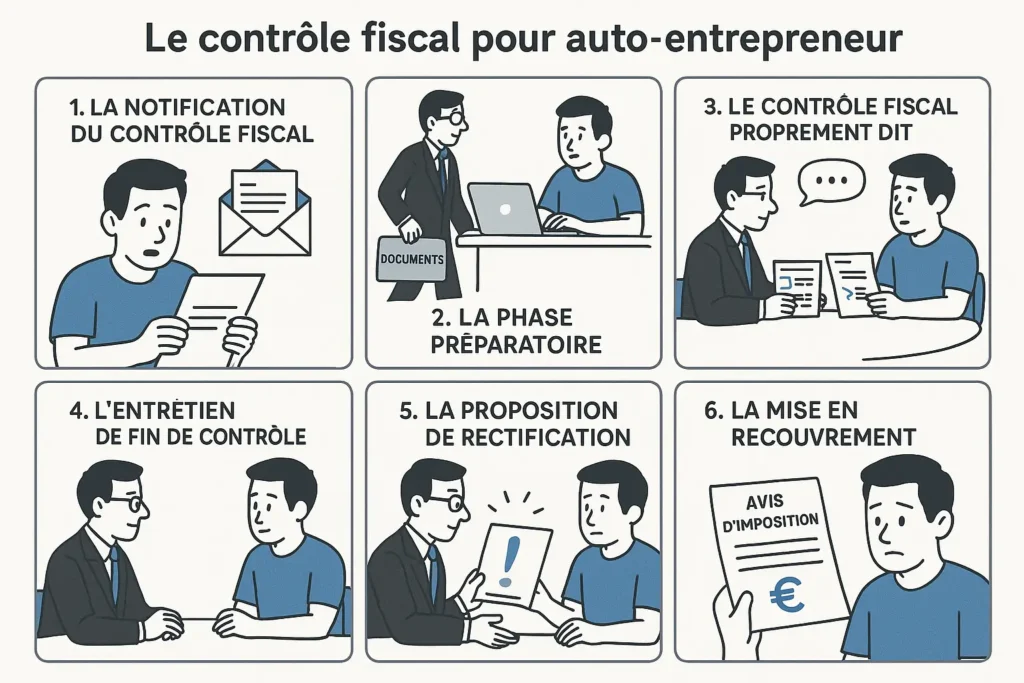 déroulement contrôle fiscal pour auto-entrepreneur