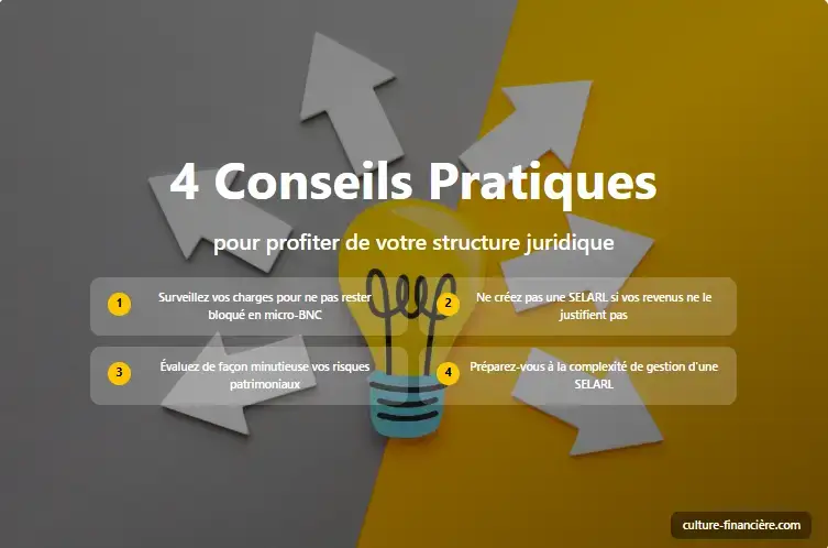 conseils profiter structure juridique