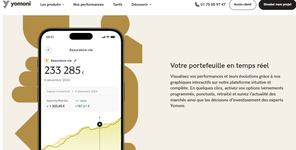gestionnaire épargne ligne yomoni 