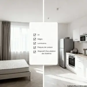 liste mobilier obligatoire location meublée
