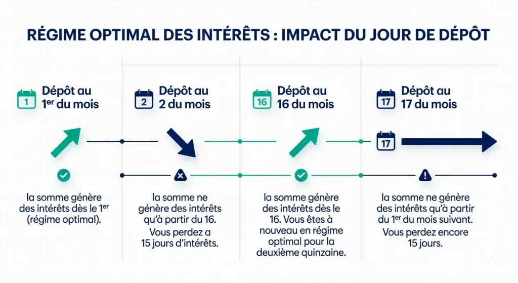 principe calcul intérêts Livret A