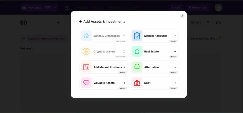 application wealthica