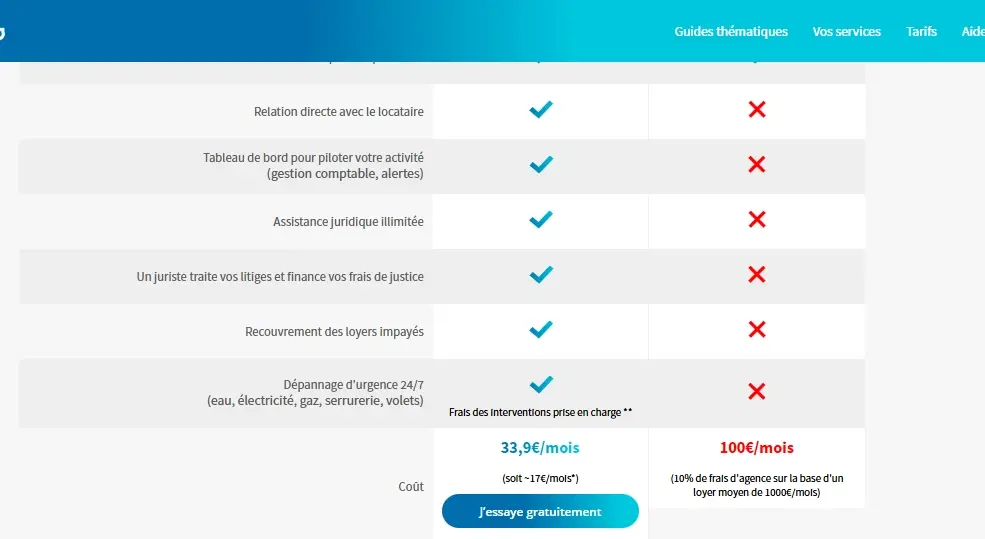 tarif logiciel gestion locatine Monsieur Hugo