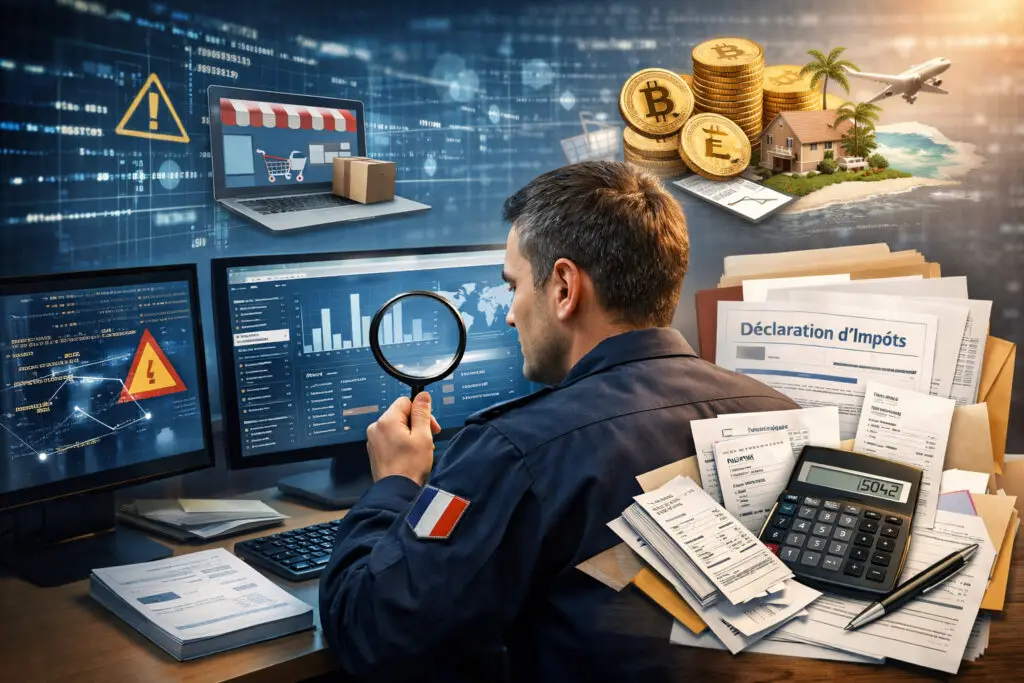 revenus en ligne controle fiscal france