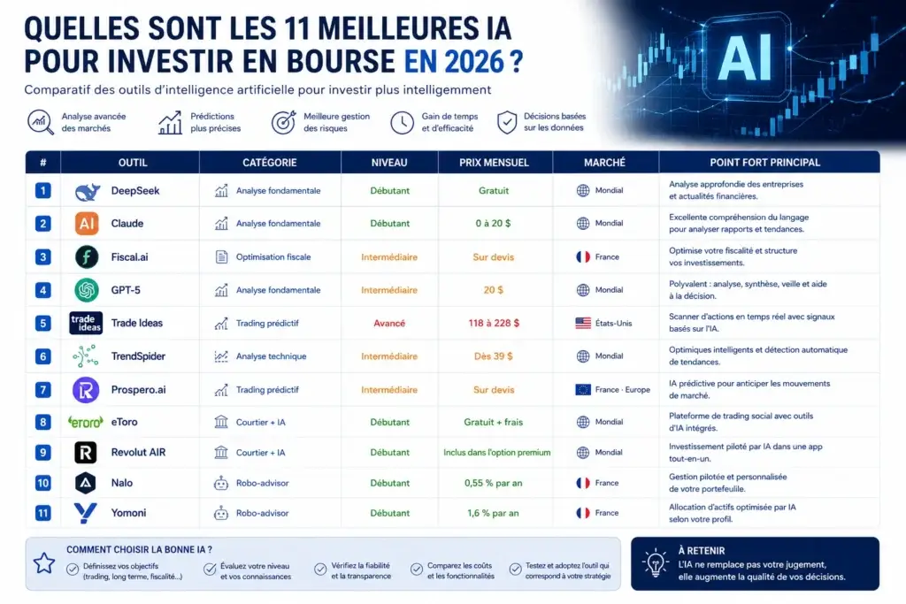 IA investir bourse