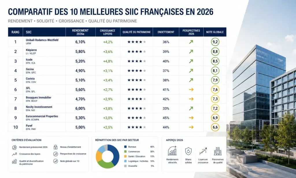 comparatif meilleures SIIC