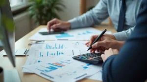 Personne analysant des documents financiers pour comprendre le fonctionnement d’un ETF avant d’investir.
