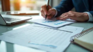 Comparaison sobre de documents de fonds pour choisir entre un ETF capitalisant et un ETF distribuant.